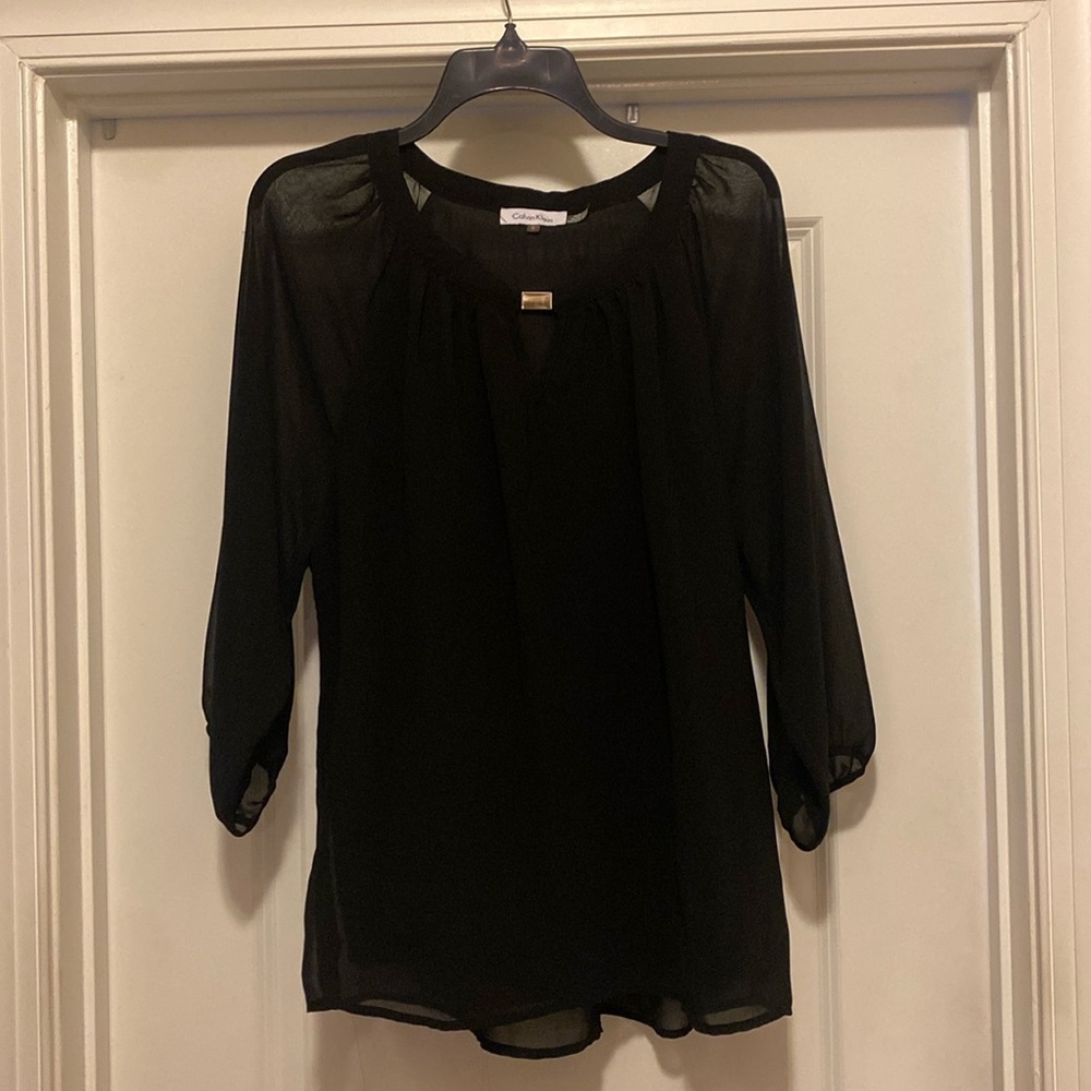 Calvin Klein woven top